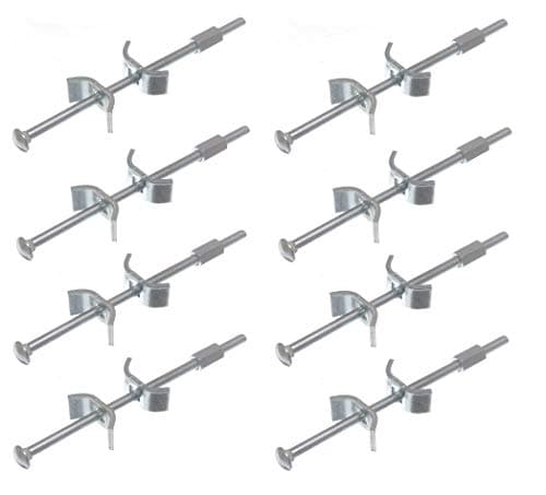 Image of TERF® 8 Pcs Heavy Duty Worktop Connector Bolts M6 X 65mm Kitchen Furniture Connector Clamps Butterfly Bolt for Jointing Fixing and Clamping