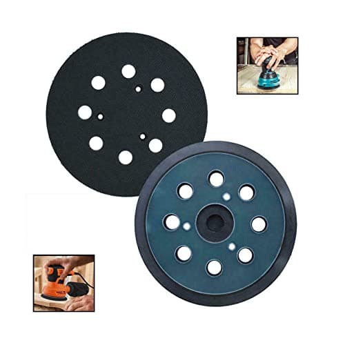 Image of HEZHU 2 x Velcro sanding discs 125 mm for Makita BO5012 BO5041 BO5020 DBO180 743081-8