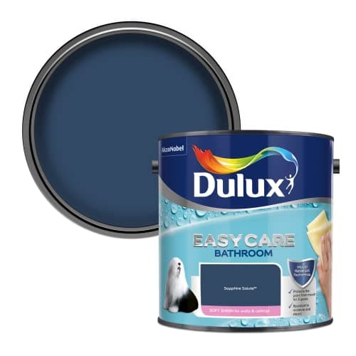 Image of Dulux Easycare bathroom Soft Sheen Paint - Sapphire Salute - 2.5L