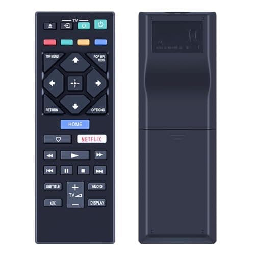Image of RMT-VB201D Replacement Remote Control for Sony for Blu-Ray DVD Disc Player Compatible with BDP-BX370 BDP-S1700 BDP-S3700 BDP-S3700 UBP-X700 BDP-S1700 BDP-S1700ES UBP-UX70 UBP-X700/M