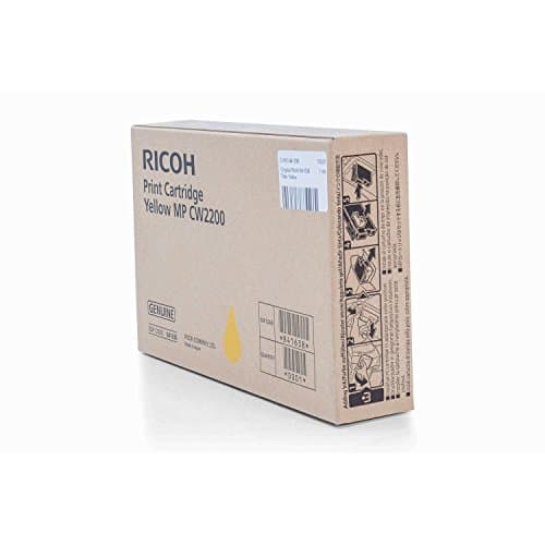 Image of Ricoh 841638 100 ml Yellow Ink Cartridge – Ink Cartridge for Printers (Ricoh, Yellow, MP CW2200, 100 ml)