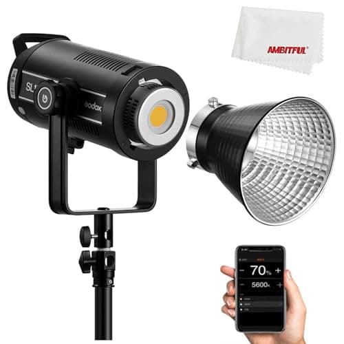 Image of Godox SL150III SL150WIII LED Video Light 160W Bowens-mount Daylight Balanced 5600K 2.4G Wireless X System CRI96 for Photography Interview Support APP Control