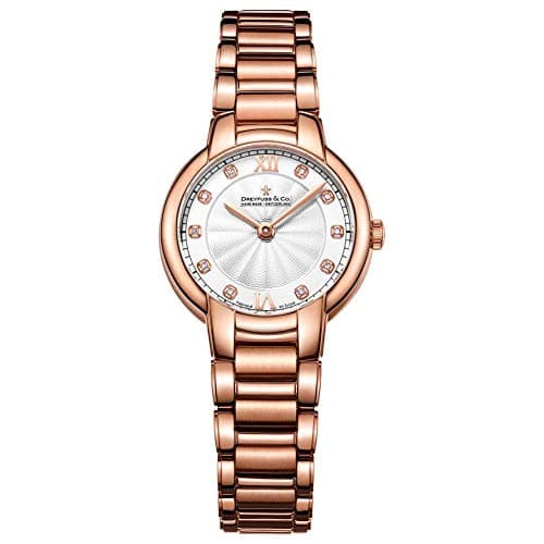 Image of Dreyfuss Womens Quartz Watch, Analogue Classic Display and Stainless Steel Strap DLB00063/D/01