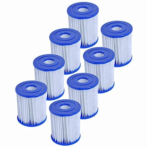 Image of Mscomft For Bestway Size I Filter Cartridge for Pools, for Bestway Swimming Pool Easy Set Filter Cartridge Replacement (8 PCS)