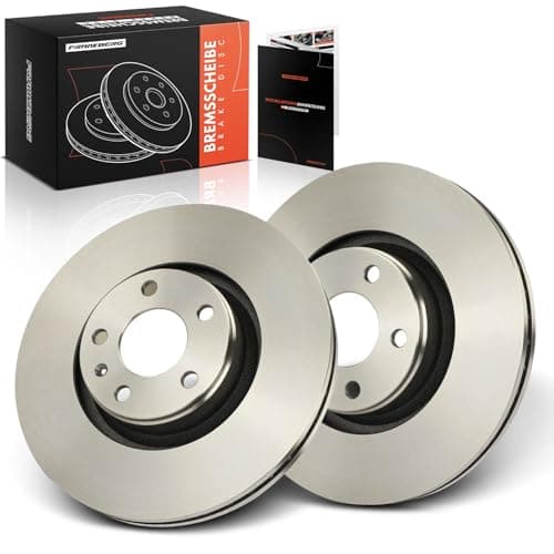 Image of Frankberg Brake Disc Set incl. 2x Discs Front Vented Ø321mm Compatible with A6 Avant 4F5 A6 4F2 A8 4E2 4E8 A6 Allroad 4FH Replace# 4E0615301AD,4F0615301E