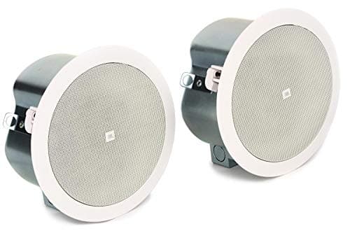 Image of JBL Professional C24CT MicroPlus C24CT 4.5-Inch Ceiling Loudspeakers, White, Sold as Pair
