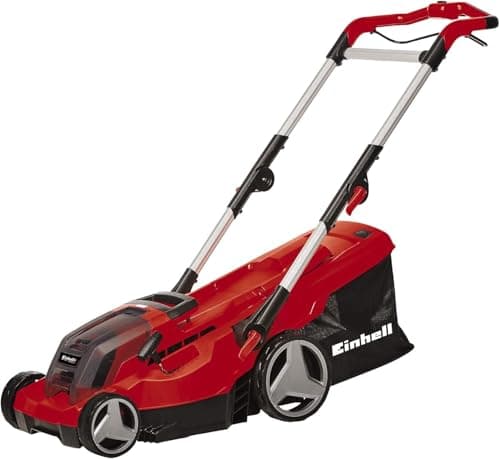 Image of Einhell Cordless Lawnmower 36V Power X-Change, 37cm Cutting Width, 45L Grass Box, 6 Cutting Heights, Solo Walk-Behind Lawnmower, Without Battery GE-CM 36/37 Li