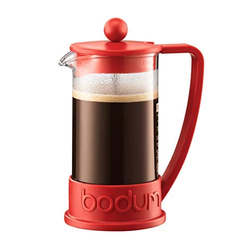 Image of Bodum Brazil Coffee Press, 1 Litre, 8 Cup - Red