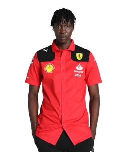 Image of Scuderia Ferrari - 2023 Team Shirt - Men - Red - Size: L