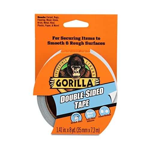Image of Gorilla Double Sided Tape 7.3m - Heavy Duty, Strong Adhesive & Indoor/Outdoor Use