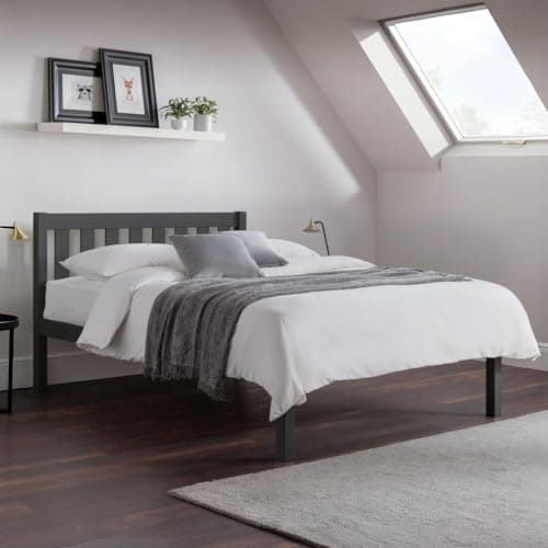 Image of Julian Bowen Luna Bed - Anthracite Painted Beds