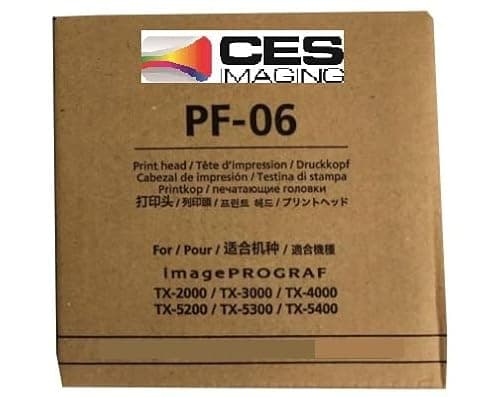 Image of Replacement Canon PF-06 Printhead for use in imagePROGRAF TA-20, TA-30, TM-200, TM-300, TX-3000, TX-4000