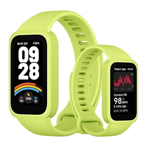 Image of XIAOMI Smart Band 9 Active, Sports fitness tracker, 1.47'' TFT display, 60Hz high refresh rate, 18 Days Battery Life, sleep and health monitoring, 50 sports modes, 5ATM, iOS & Android, Green