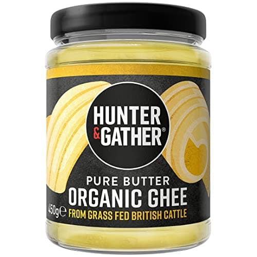 Image of Hunter & Gather Certified Organic Ghee from Grass Fed British Cows 450g | Sugar, Gluten & Seed Oil Free & Low Lactose content | Keto, Low Carb & Paleo