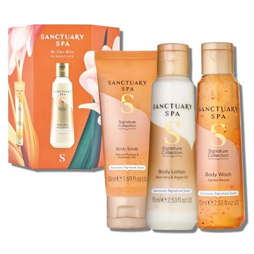 Image of Sanctuary Spa Me Time Minis 200 ml, Vegan Beauty gift, gifts For Women, gift For Her, Birthday gift