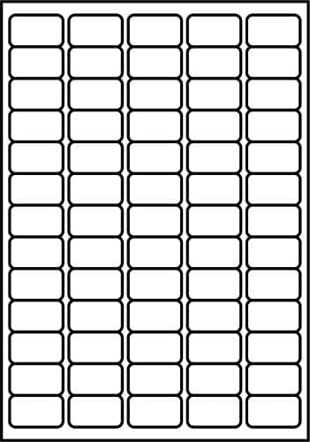 Image of SmithPackaging A4 Self Adhesive Address 6500 Labels, 38.1 mm Length x 21.2 mm Width