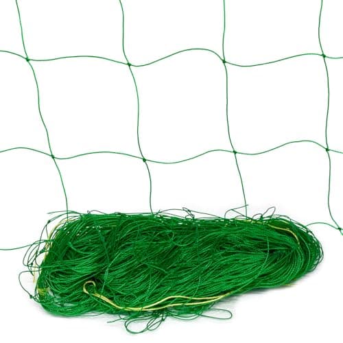 Image of Woodside Trellis Plant Netting 2m x 5m – PE Climbing Plant Support Net | Green Garden Mesh for Fruit & Veg Cages, Beans, Peas, Cucumbers