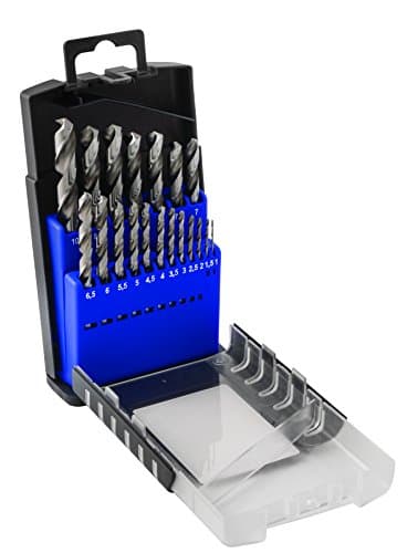 Image of C.K T3103 HSS Split Point Drill Bit, 0 V, Grey, Set of 19 Piece