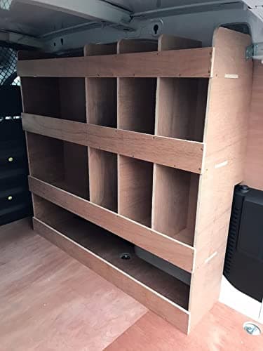 Image of Flat Packed Van Shelving Racking to fit Citroen Berlingo SWB L1 Plywood System Tool Storage Unit UK