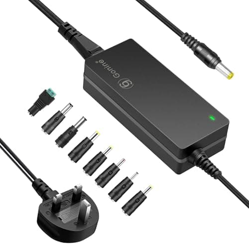 Image of Gonine 12V 5A 60W AC Adapter Switching Power Supply,AC DC Converter 100-220V to 12 Volt 5 Amp Transformer for led Light Strips, Computer Monitor and More