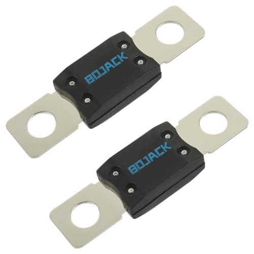 Image of BOJACK MEGA/AMG High Current Fuse Bolt-on Fuse 50A Amp for Cars, Trucks, Construction Vehicles, Buses, Caravans (Pack of 2 ANM Fuses 50A)