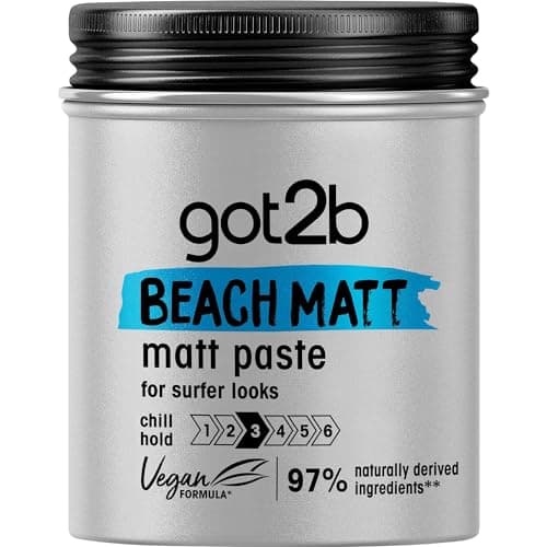 Image of Got2B Schwarzkopf Beach Matt Surfer Look Paste 6 X 100 Ml = 600 Ml