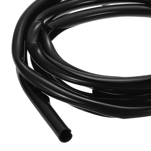 Image of sourcing map 3 m Split Silicone Cable Sleeve Tubing, ID 12mm Black Split Silicone Tube Cord Organizer Wire Shielding Sheathing Wrap for USB Charge Power Cord Audio Video Cable