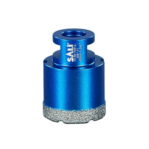 Image of SALI Diamond Core Drill Bits (45mm) Tile Hole Saws Vacuum Brazed Hole Saw with M14 Thread for Glass Ceramic Porcelain Tiles Marble Brick Granite Quartz Fit Angle Grinders Drills