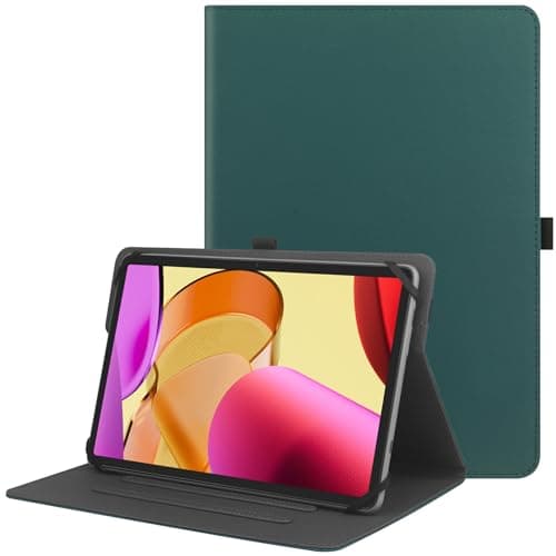 Image of HGWALP Universal 9",9.7",10.1",10.2",10.5",10.9",11" Tablet Case,Protective Cover Stand Folio Case for 9-11 Inch Tablet,Tablet Case Cover with Pen Holder for iPad, Samsung, Other Tablet-GN