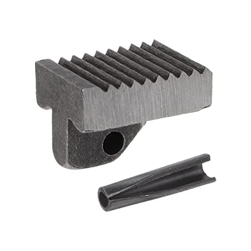Image of sourcing map Pipe Wrench Heel Jaw with Pin Assembly 14" Wrench Replacement High Carbon Steel