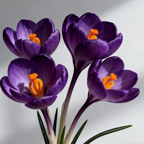 Image of Autumn Crocus Bulbs – Saffron-Producing, Low Maintenance, Ideal for Borders, Beds, and Containers，Hardy Perennial, Excellent Display-4bulbs-D