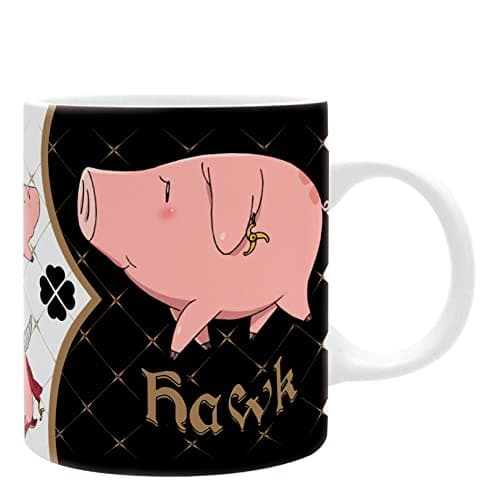 Image of ABYstyle The Seven Deadly Sins Hawk Ceramic Coffee Tea Mug 11 Oz. Anime Manga Drinkware Dishwasher Microwave Safe Home & Kitchen Essential Gift