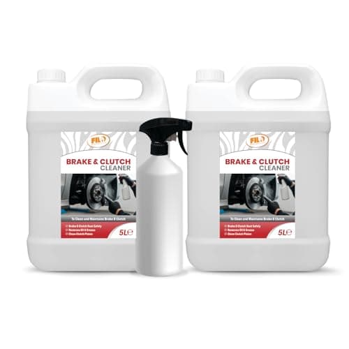 Image of Filo Brake and Clutch Cleaner 10L (2x 5L) with Brake Cleaner Spray Bottle 1L | Disc Brake Cleaner Removes Oil, Grease and Brake Dust | Improves Braking Efficiency | For Cars, Motorcycles & Bicycles