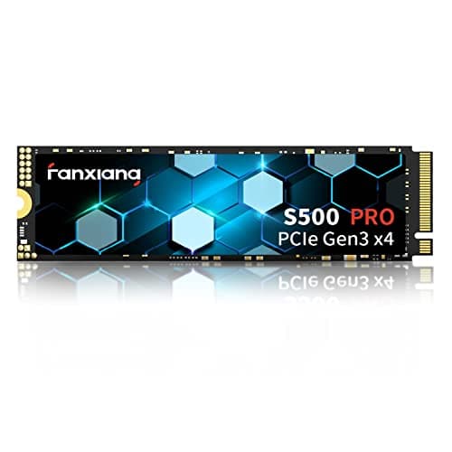 Image of fanxiang M.2 SSD - 256GB NVMe SSD PCIe Gen3x4 2280, Up To 3200MB/s, with Cooling Sticker, 3D NAND TLC with SLC Cache, Internal Solid State Drives for Laptop Desktop PC