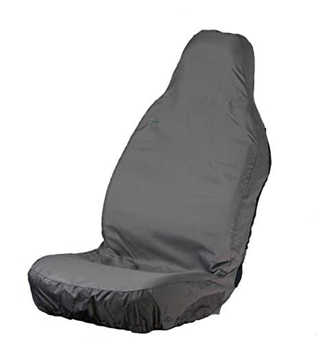 Image of TOWN & COUNTRY COVERS | 3D Universal Car Seat Cover, Front Seat Cover, Heavy Duty, Waterproof, Van Seat Covers, Designed in the UK, Car Seat Covers, Oil & Mud Resistant, Grey