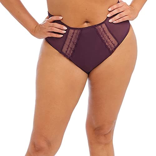 Image of Elomi Women's Plus Size Matilda Full Coverage Brief, Wine Diamond, XL Plus
