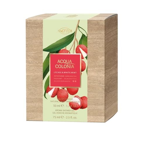 Image of 4711 Acqua Colonia Lychee & White Mint | Gift Set - invigorating - wellness for the senses | EDC 100 ml & Shower Gel 75 ml