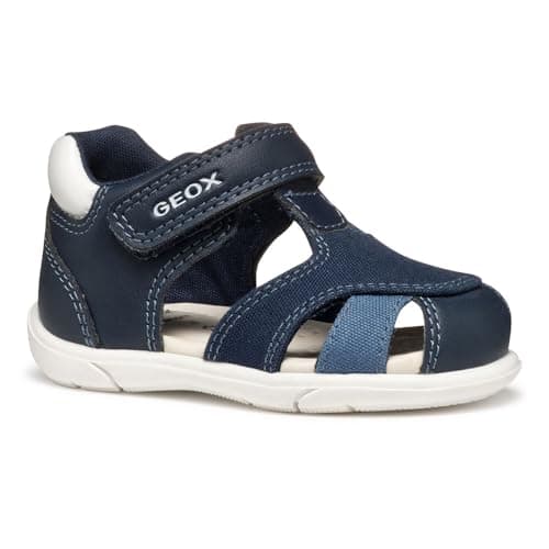 Image of Geox B SANDAL ZAPITO BOY, Boys’ Sandal, Navy/White,