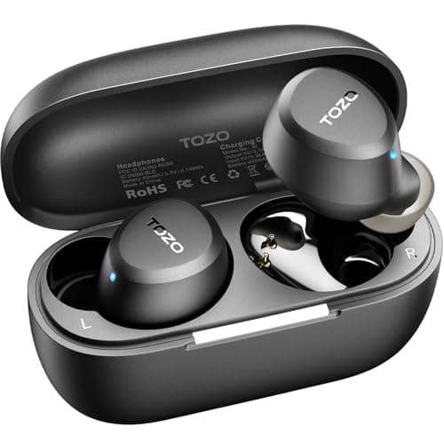 Image of TOZO A1 Wireless Earbuds, Bluetooth 5.3 Earphones, Support APP EQ Setting, 32H Long Playtime, Ear Buds with HiFi Stereo Sound, Light-Weight Wireless Earphones, IPX5 Waterproof