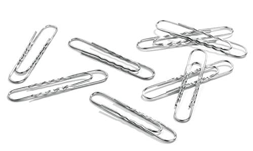 Image of DURABLE Hunke &Jochheim Aktenklammer, Metal, Length: 70 MM, Silver, 100 Units per Pack.