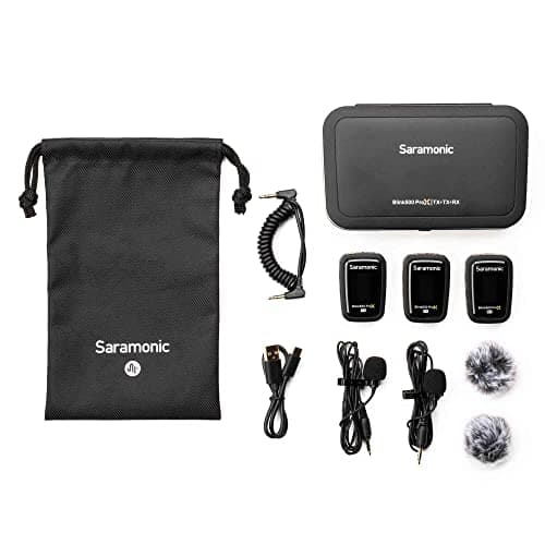 Image of Saramonic Blink 500 ProX B2 | 2-Person Wireless 2.4GHz Clip-On Microphone System with Lavaliers