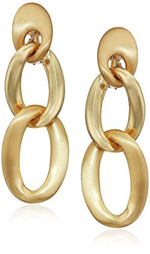 Image of Anne Klein Women's Comfort Clip Earrings, One Size, Non-Precious Metal,