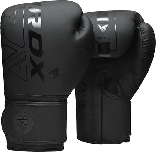 Image of RDX Boxing Gloves, Pro Training Sparring, Maya Hide Leather, Muay Thai MMA Kickboxing, Men Women Adult Kids, Heavy Punching Bag Mitts Pads Workout, Ventilated Palm Multi Layered 4 6 8 10 12 14 16 18Oz