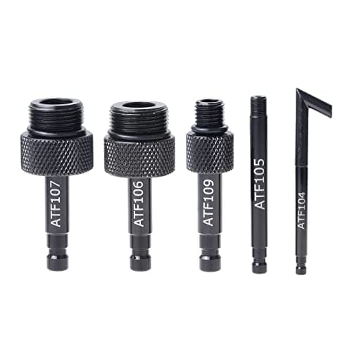 Image of SURIEEN 5Pcs Transmission Service Fluid Oil Filling Filler Adapter ATF Compatible with DSG CVT 09G 01J 722.9 for Audi Benz