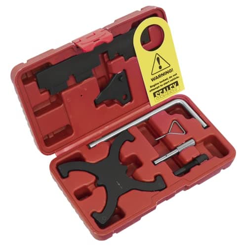 Image of Sealey Petrol Engine Timing Tool Kit - for Ford, Volvo 1.6 EcoBoost & 2.0D/2.2D Belt Drive
