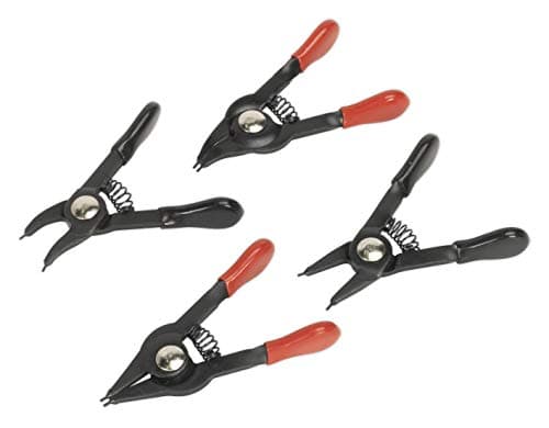 Image of Sealey Ak8449 Mini Circlip Pliers Set 4Pc