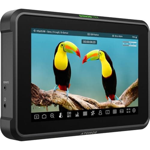Image of Atomos Shinobi 7 RX - 7-inch HDMI/SDI HDR Camera Monitor, inbuilt Wireless Receiver, Camera Control