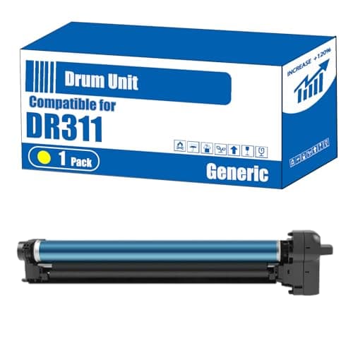 Image of TOEPPEX Compatible for Konica Minolta DR311 Drum Unit Bizhub C 220 Bizhub C 280 Bizhub C 360 Printers, High Yield 80000 Pages, Accurate Imaging Rich Colors (1 Pack Yellow)
