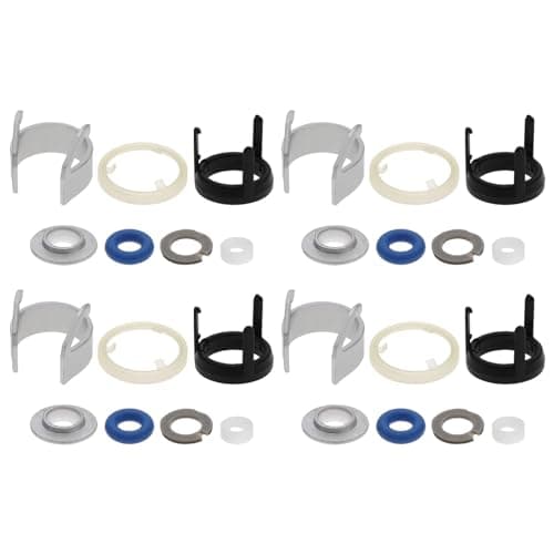 Image of SG Store 4 Sets Car Fuel Injector Seal Repair O-Ring Kit 06H998907A 06H998907 Fuel Injectors Replacement Parts Automotive Accessories
