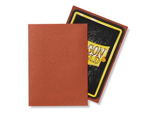 Image of Dragon Shield 100 Count Standard Size Matte Deck Protector Sleeves (Matte Copper)